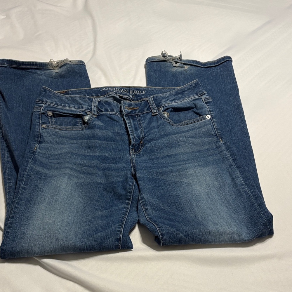 American Eagle Outfitters Women's Dark Favorite Boyfriend Jeans